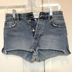 Light Wash Denim Shorts